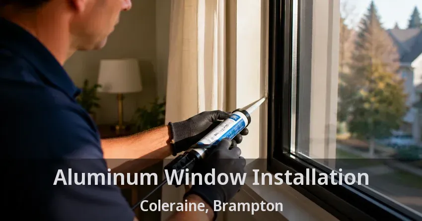 Aluminum Window Installation Coleraine, Brampton - ON