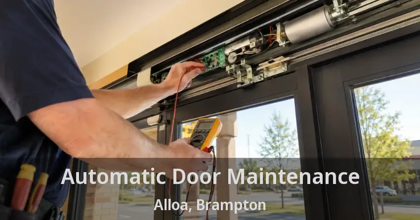 Automatic Door Maintenance Alloa, Brampton - ON