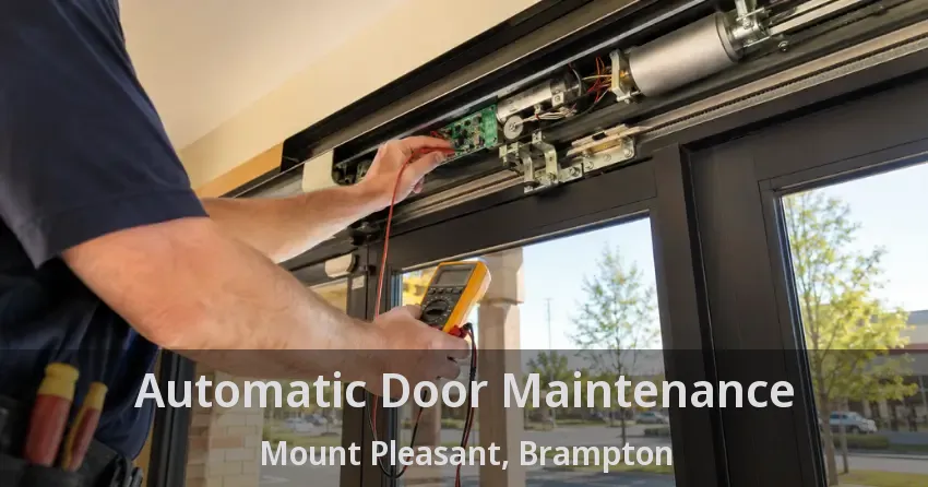 Automatic Door Maintenance Mount Pleasant, Brampton - ON