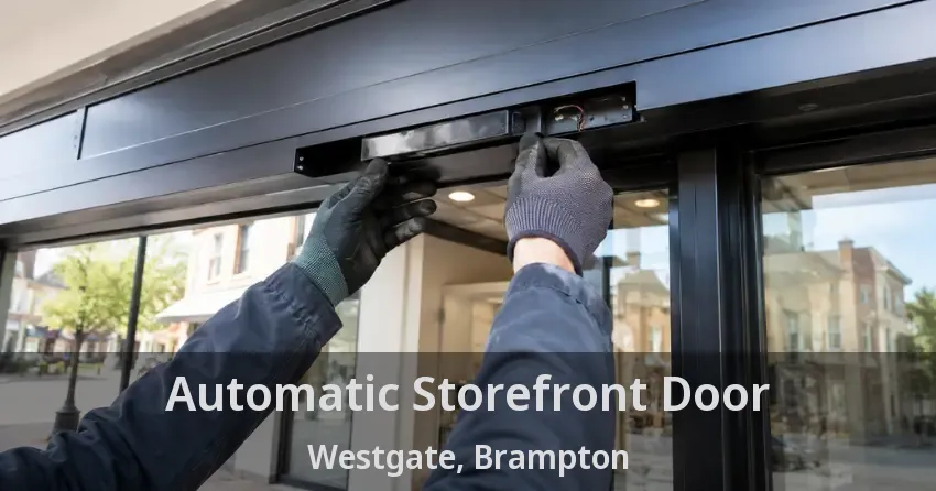 Automatic Storefront Door Westgate, Brampton - ON