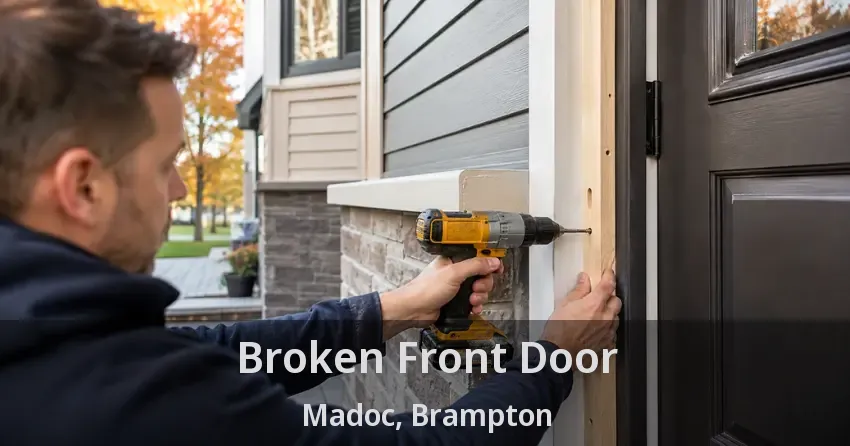 Broken Front Door Madoc, Brampton - ON
