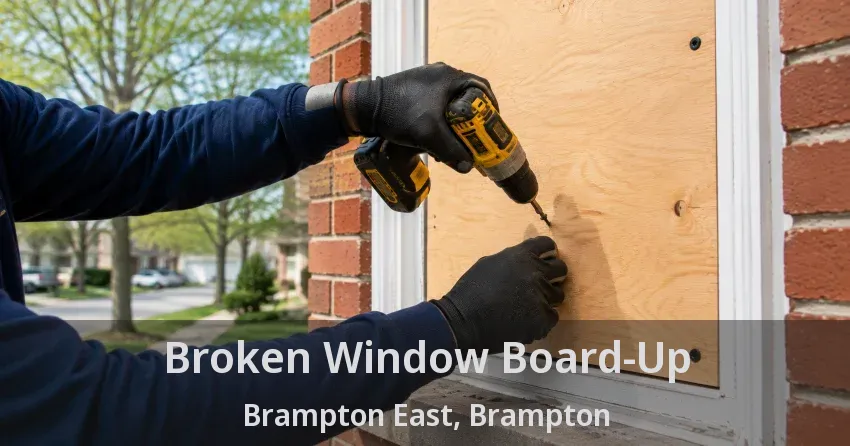 Broken Window Board-Up Brampton East, Brampton - ON