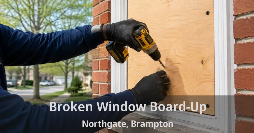 Broken Window Board-Up Northgate, Brampton - ON
