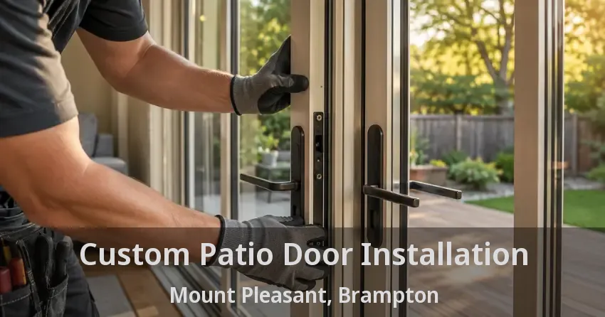 Custom Patio Door Installation Mount Pleasant, Brampton - ON
