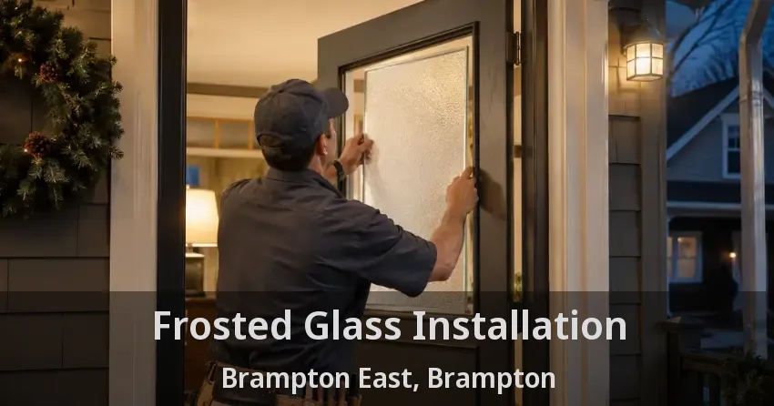Frosted Glass Installation Brampton East, Brampton - ON