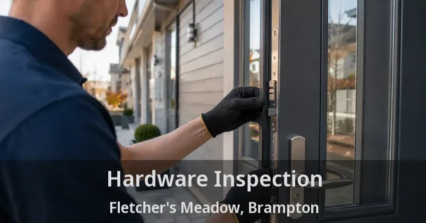 Hardware Inspection Fletcher's Meadow, Brampton - ON