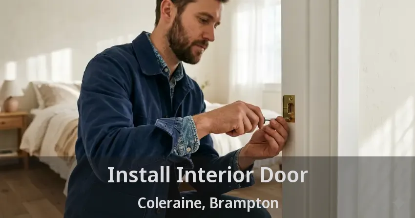 Install Interior Door Coleraine, Brampton - ON