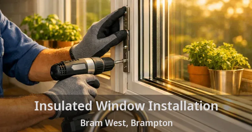 Insulated Window Installation Bram West, Brampton - ON