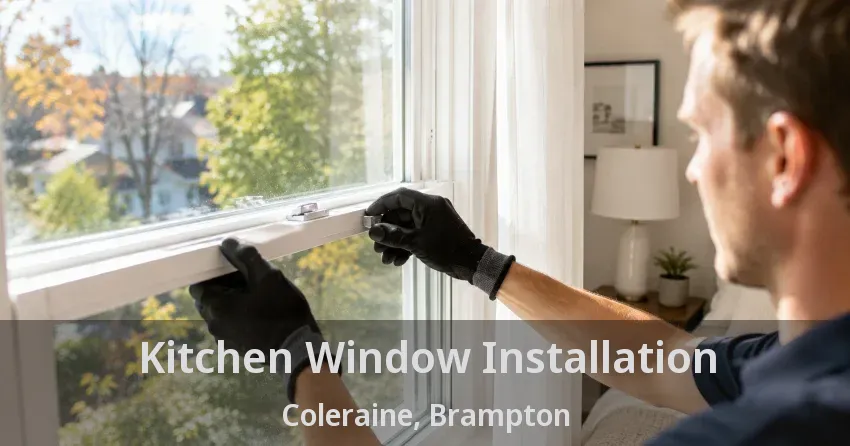 Kitchen Window Installation Coleraine, Brampton - ON