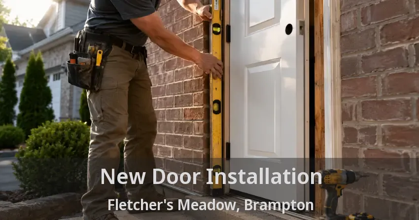 New Door Installation Fletcher's Meadow, Brampton - ON