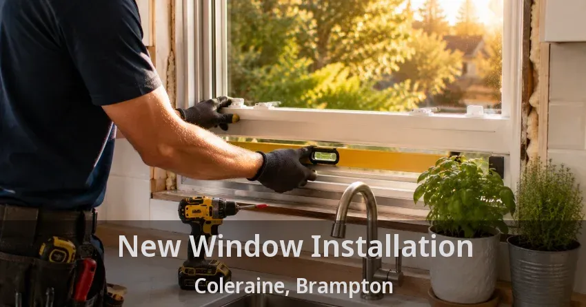 New Window Installation Coleraine, Brampton - ON
