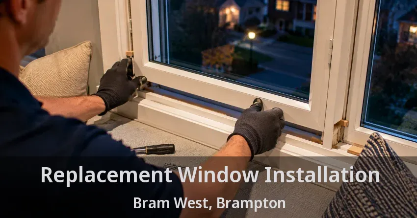 Replacement Window Installation Bram West, Brampton - ON