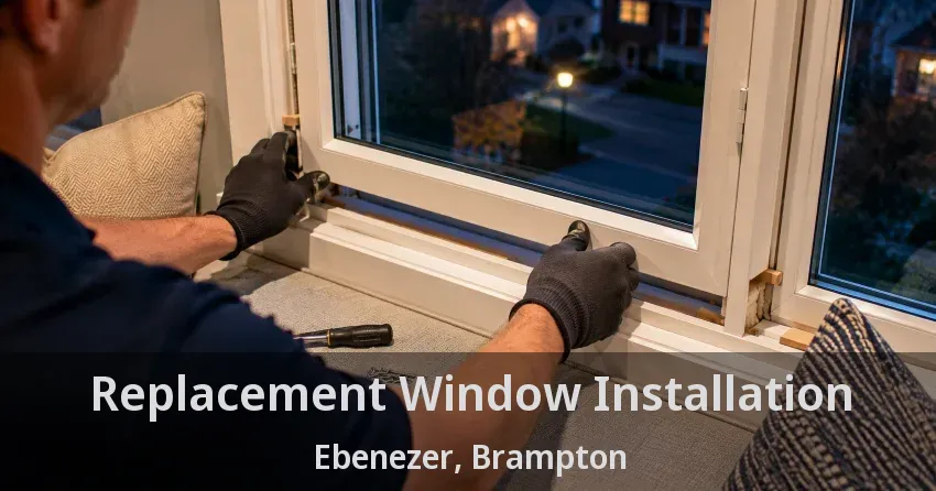 Replacement Window Installation Ebenezer, Brampton - ON