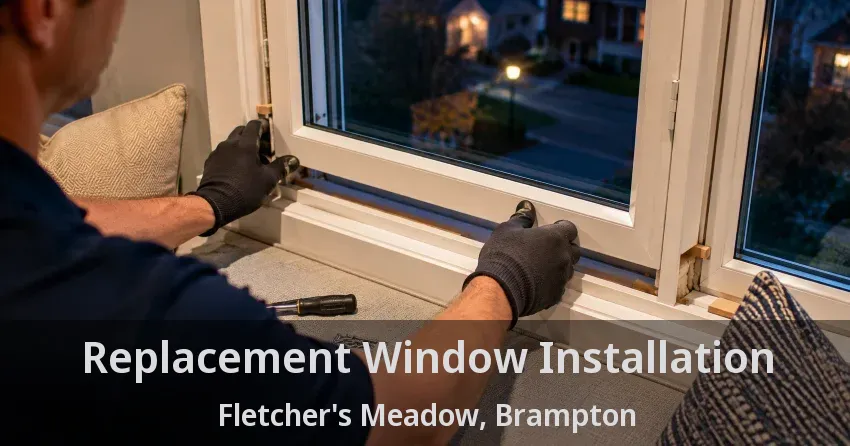 Replacement Window Installation Fletcher's Meadow, Brampton - ON