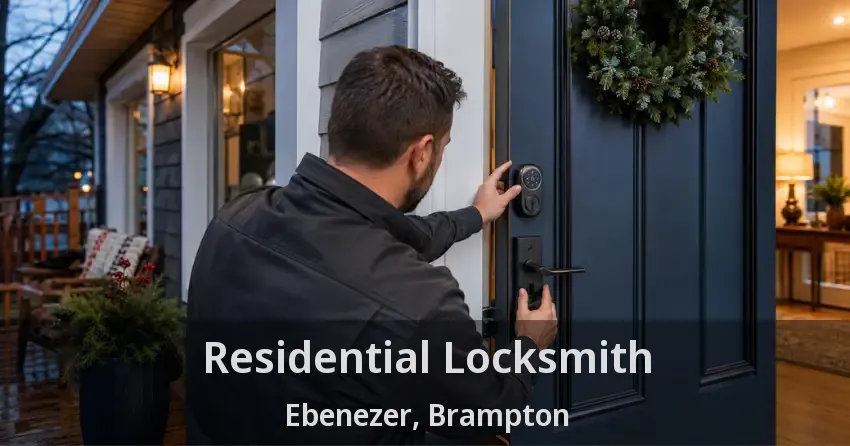 Residential Locksmith Ebenezer, Brampton - ON