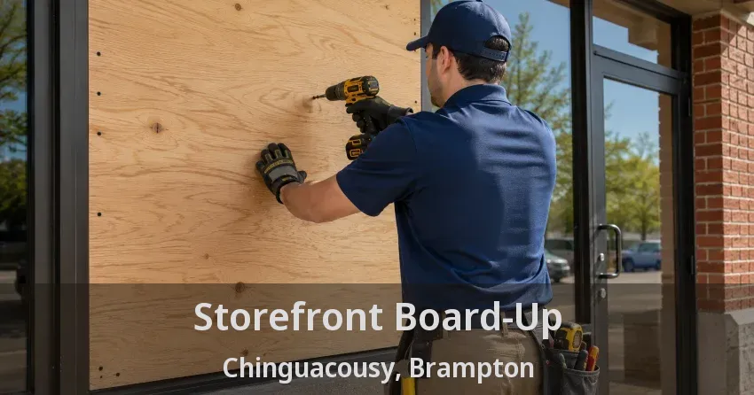 Storefront Board-Up Chinguacousy, Brampton - ON