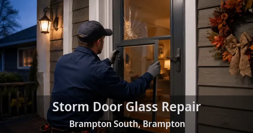 Storm Door Glass Repair Brampton South, Brampton - ON