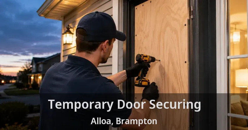 Temporary Door Securing Alloa, Brampton - ON