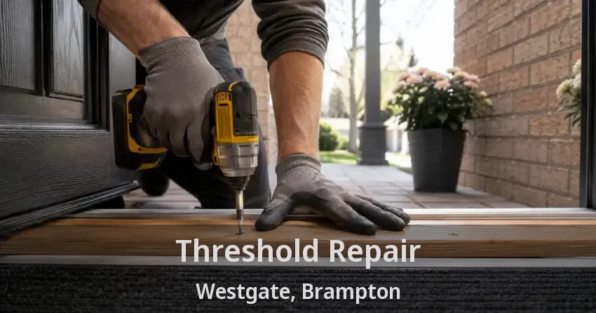 Threshold Repair Westgate, Brampton - ON