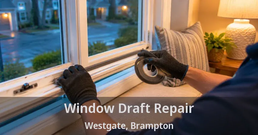 Window Draft Repair Westgate, Brampton - ON