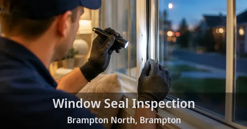 Window Seal Inspection Brampton North, Brampton - ON