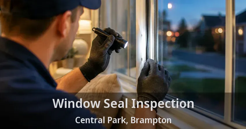 Window Seal Inspection Central Park, Brampton - ON