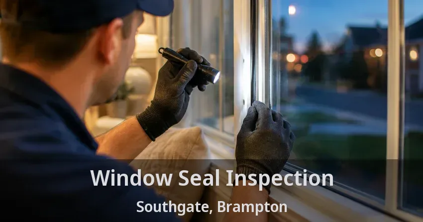Window Seal Inspection Southgate, Brampton - ON