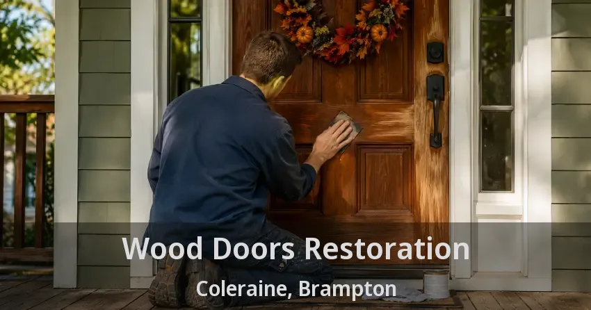 Wood Doors Restoration Coleraine, Brampton - ON