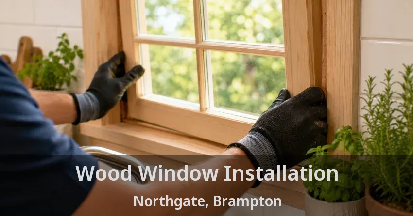 Wood Window Installation Northgate, Brampton - ON