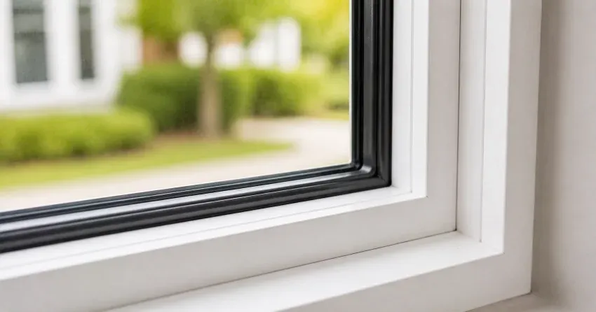 technician repairing window and door hardware in Madoc, Brampton home